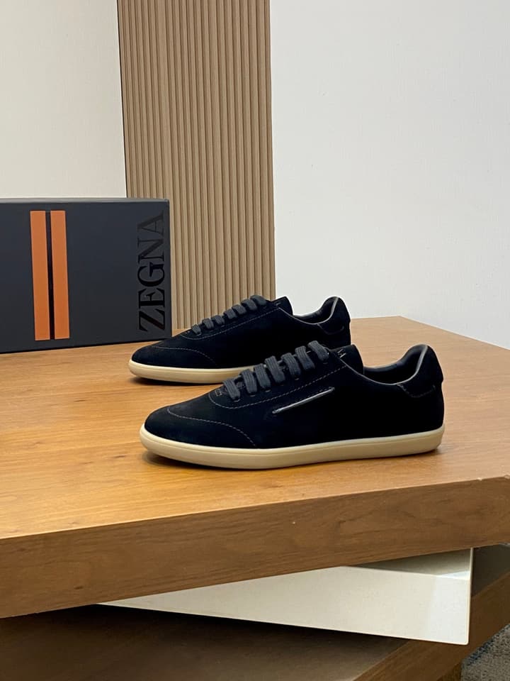 Zegna 232 Suede Sneakers – Spring/Summer Collection