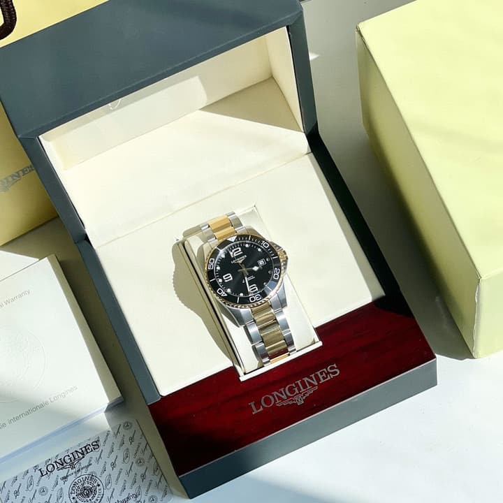 Longines Conquest Automatic Watch 41mm – Eddie Peng Edition in Two-tone Black Dial