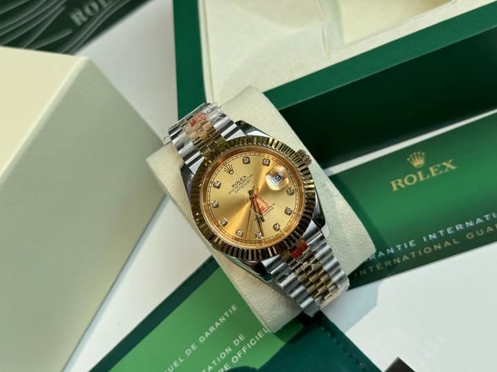 Rolex Datejust 41mm Mechanical Watch in Bronze Gold Dial