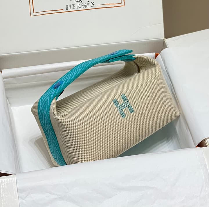 Hermès Trousse Bride-A-Brace Canvas Vanity Case