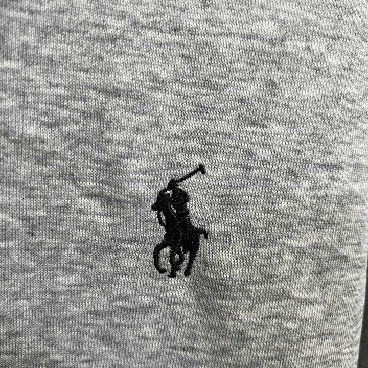 Ralph Lauren Embroidered Pony Hooded Zipper Jacket in Black