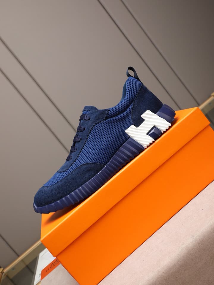 Hermès Bouncing Sport Sneakers in Dark Blue
