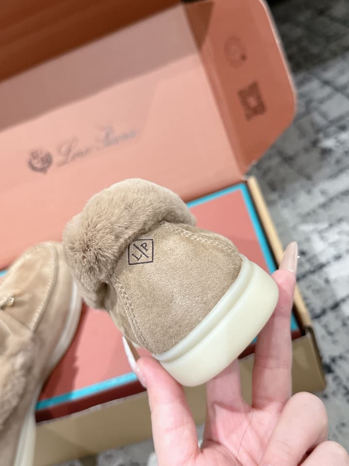 Loro Piana Classic Fur-Lined Loafers