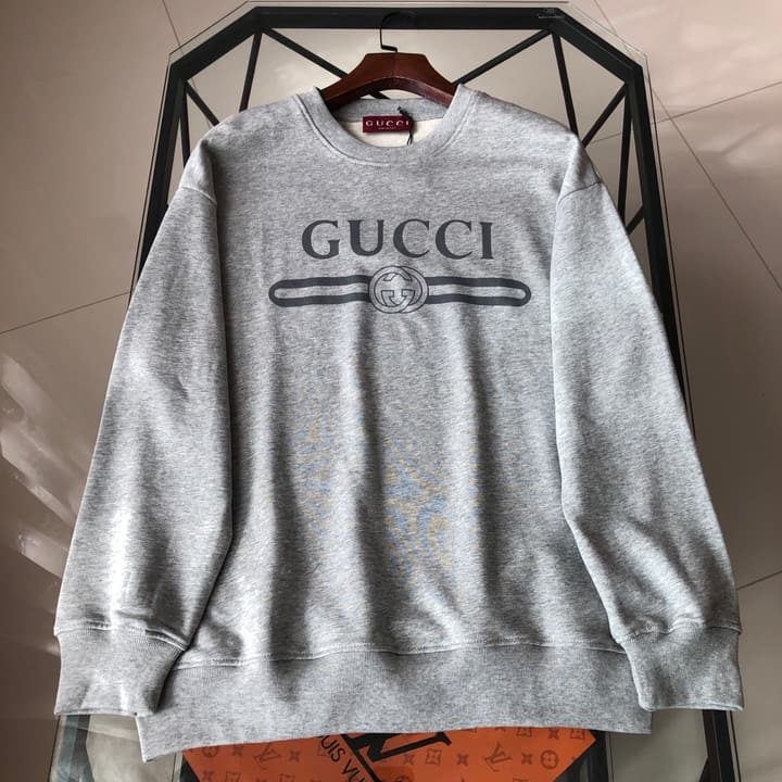 Gucci Classic Logo Crewneck Sweatshirt – 2025FW in Classic Black