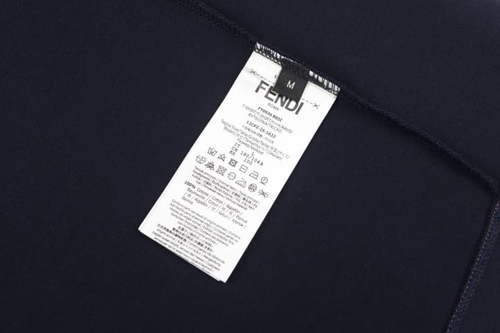 Fendi Leather Patch Logo Cotton T-Shirt – 26SS