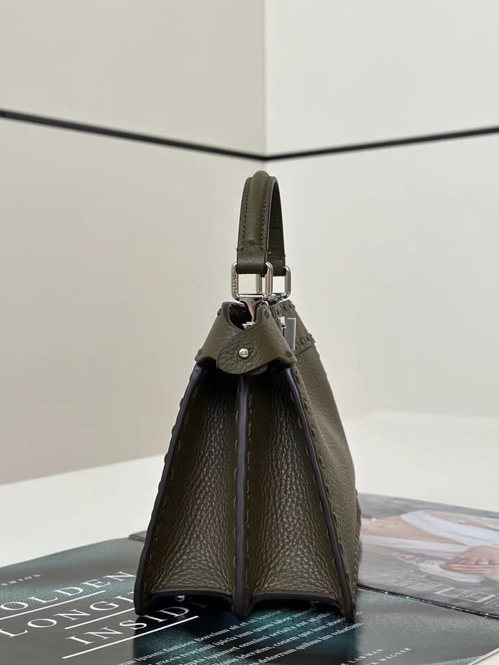 Fendi Peekaboo I See You Petite Satchel in Classic Black