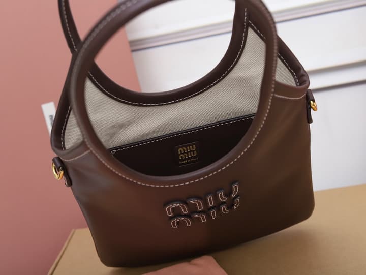 Miu Miu Mini Tote Bag in Black