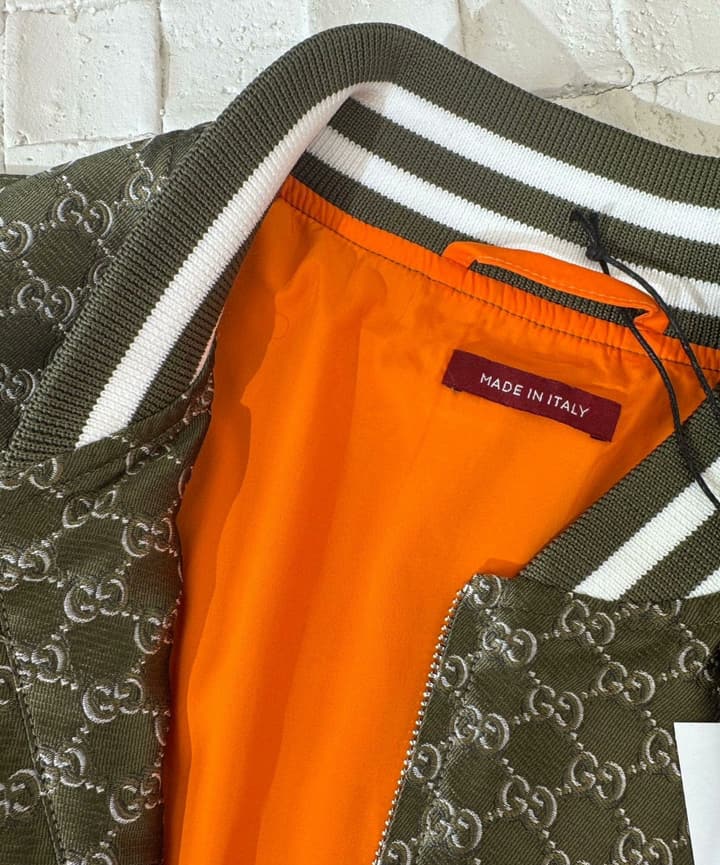 Gucci Double G Reversible Bomber Jacket