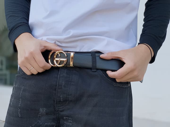 Gucci Calfskin Leather Belt