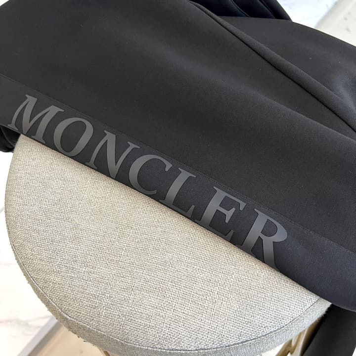 Moncler Matte Black Sportswear Tracksuit – 2025FW in Matte Black Athletic Suit