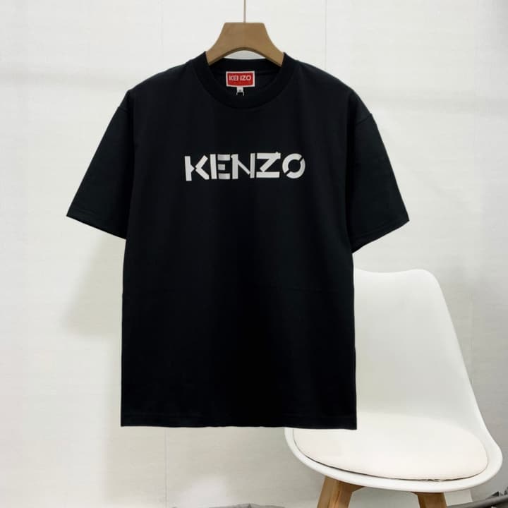 Kenzo Classic Crewneck T-Shirt – 2024 Collection in Classic Black