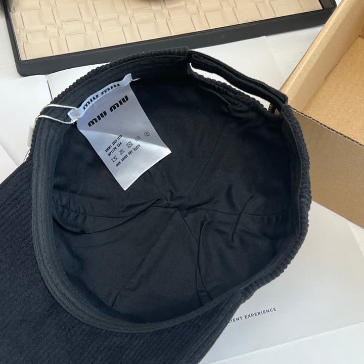 Miu Miu Corduroy Baseball Cap – Autumn/Winter Collection