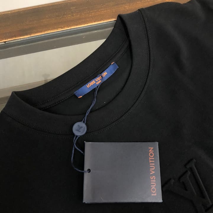 Louis Vuitton Logo Crewneck T-Shirt – 26SS in Black