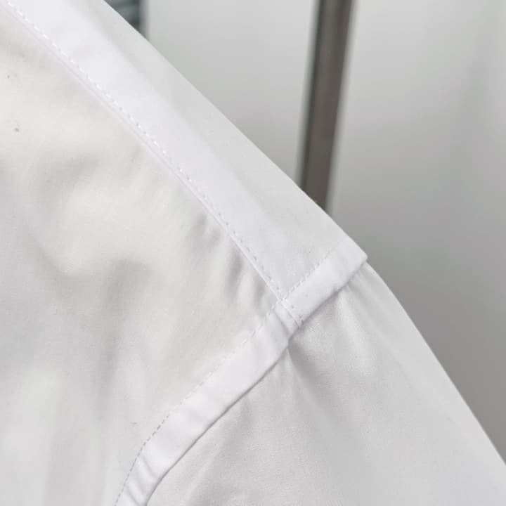 Dior Classic Silver CD Metal Waist Shirt in Black