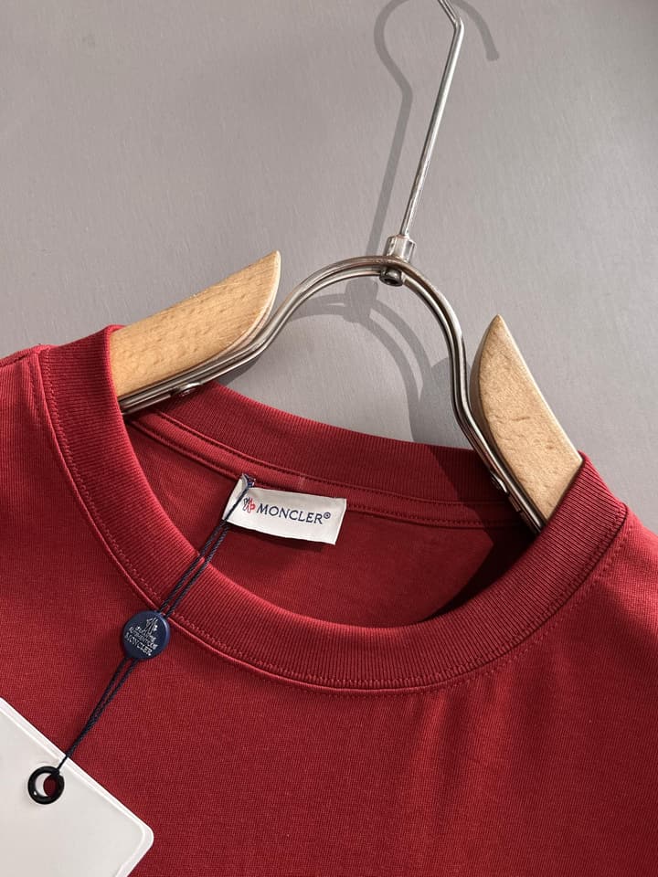 Moncler Woven Pocket Embroidery Logo T-Shirt – 2025SS in Black