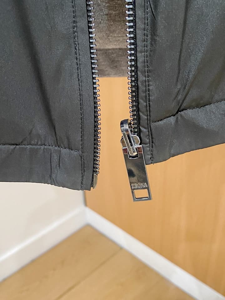 Zegna 2025 Men's Casual Jacket – 2025 Collection in Charcoal Gray
