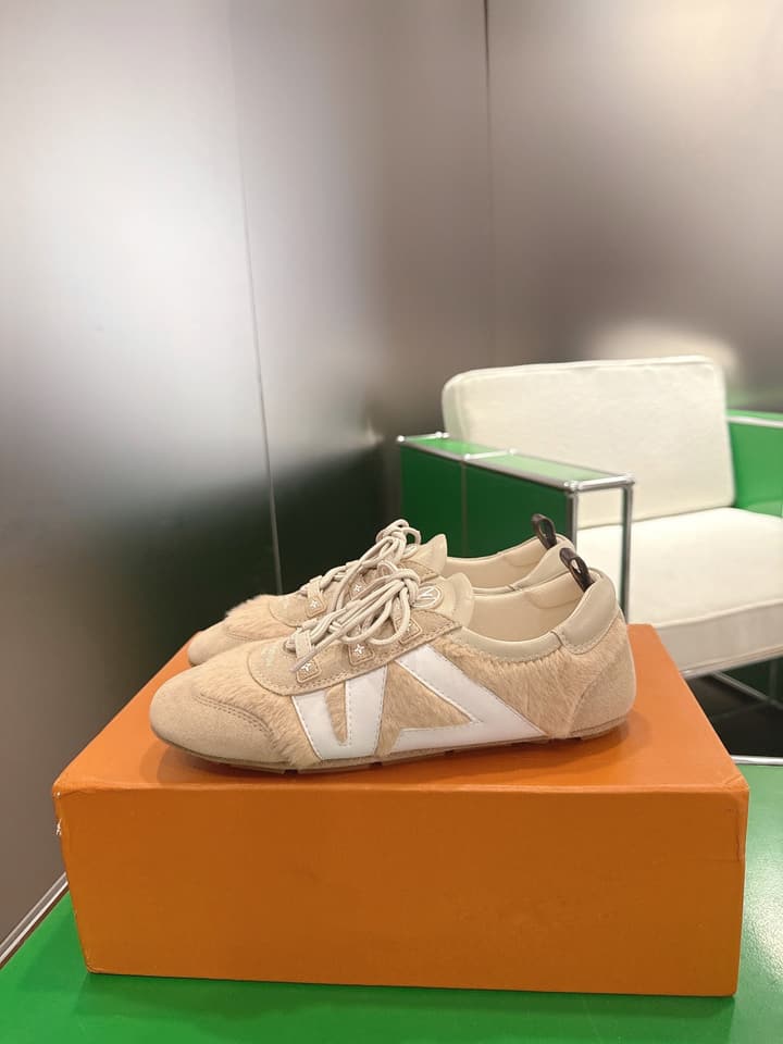 Louis Vuitton Sneakerina Ballet Sneakers in Chocolate Brown