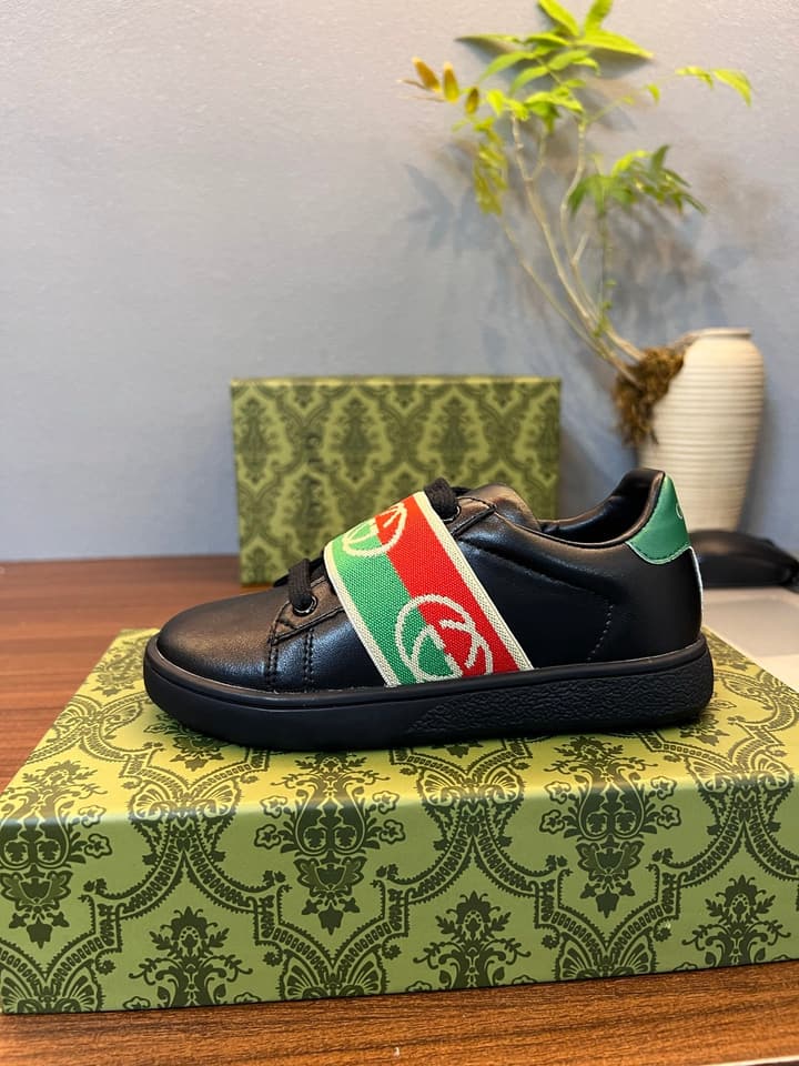 Gucci Kids Sheepskin-Lined Sneakers – Kids Collection