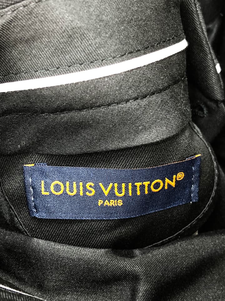 Louis Vuitton Men's Slim Fit Blend Suit Set – Autumn/Winter Collection in Dark Gray