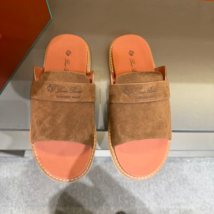 Loro Piana Summer Walk Crisscross Mules