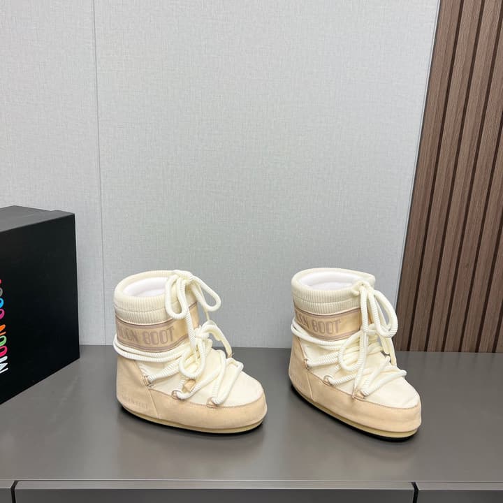 Moon Boot 2024 Autumn/Winter Cute Snow Boots in Cream