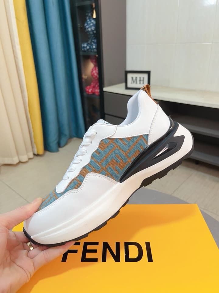 Fendi Classic Calfskin Sneakers