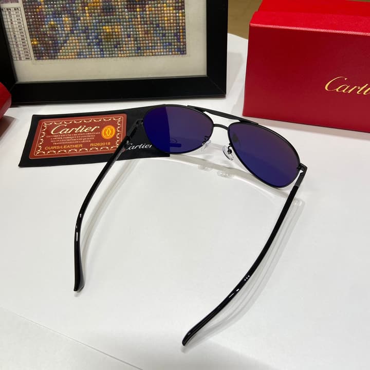 Cartier Polarized Sunglasses – 2024 Collection in Gold