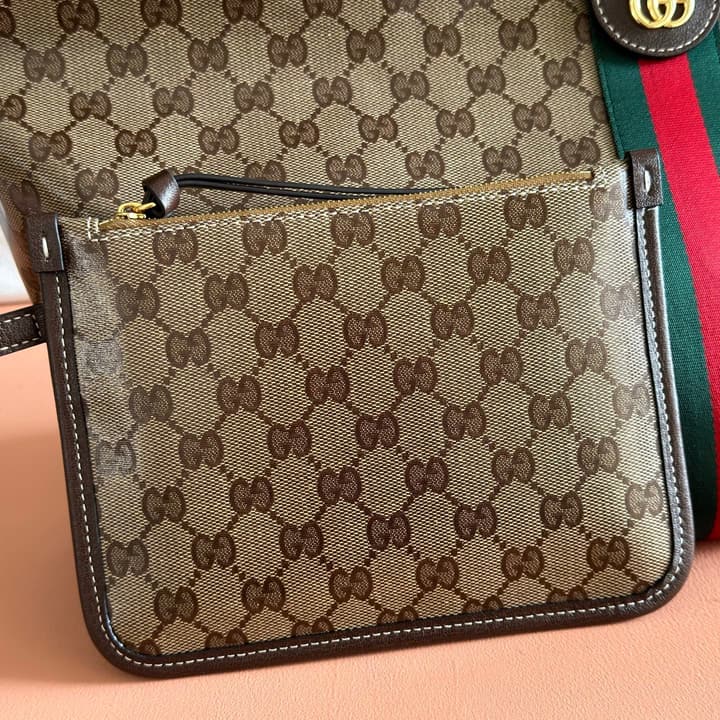 Gucci Giglio Coated GG Tote Bag – Spring/Summer Collection – 2026SS in Crystal Brown