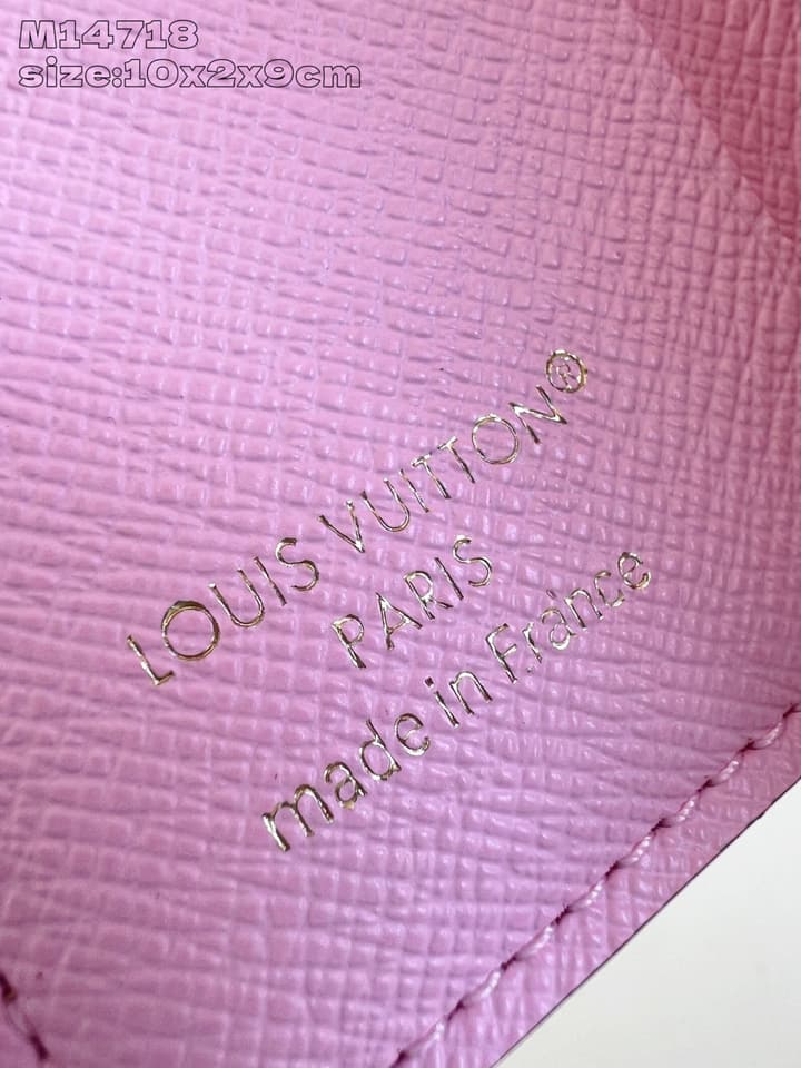 Louis Vuitton Charms Pocket Wallet in Monogram With Gold Disc Charm