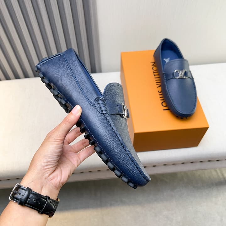 Louis Vuitton Monte Carlo Moccasin Loafers in Black Smooth Leather