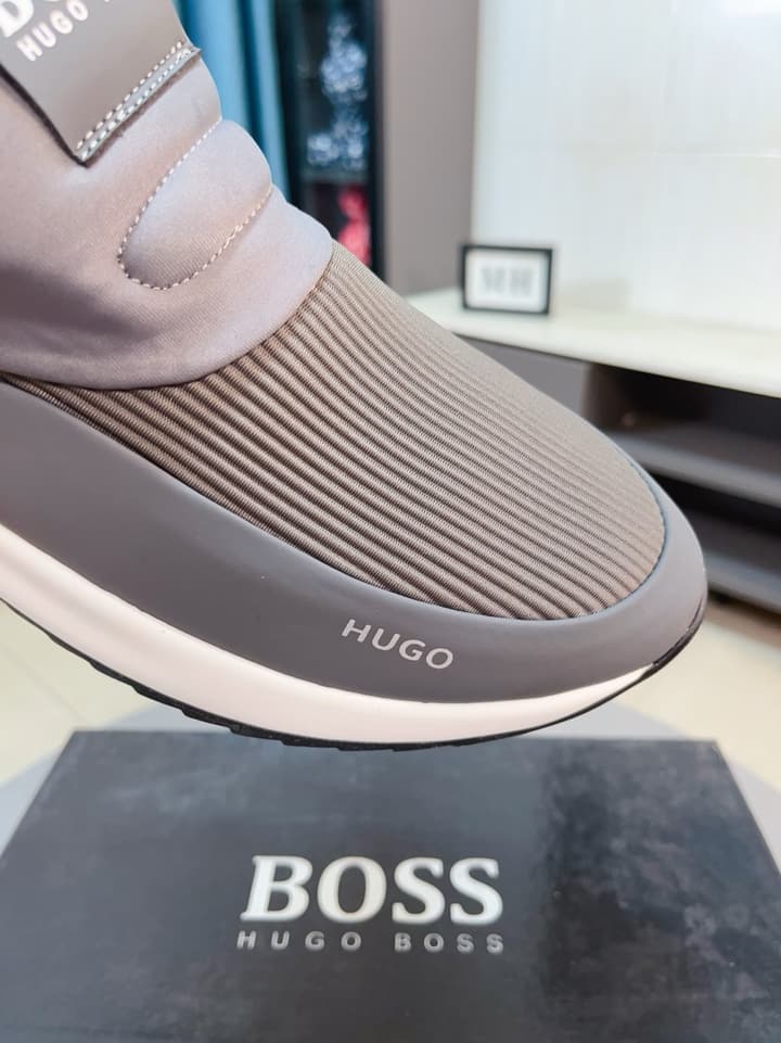 Boss Classic Suede and Waterproof Casual Sneakers