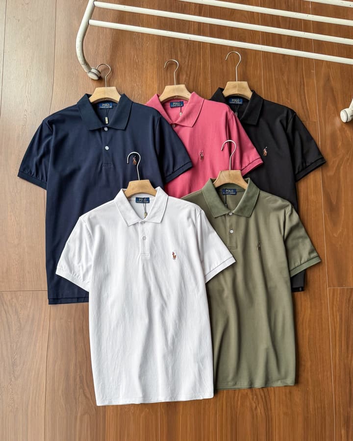 Ralph Lauren Small Pony Embroidery Cotton Polo Shirt – Summer Collection in Army Green