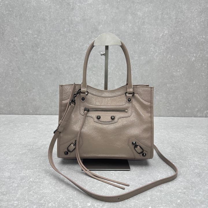 Balenciaga Le City Tote in Sesame – Small in Sesame