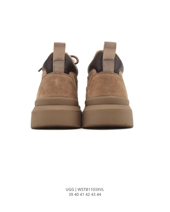 UGG Retro Low-Top Sneaker Boots in Rust Brown Suede