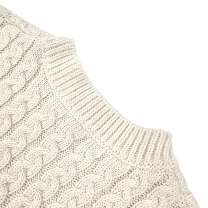 Loewe Anagram Braided Knit Sweater Vest in Apricot