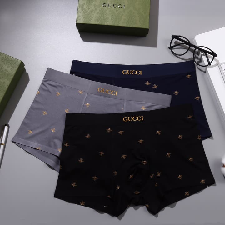 Gucci Men's Seamless Modal Boxer Briefs Set
