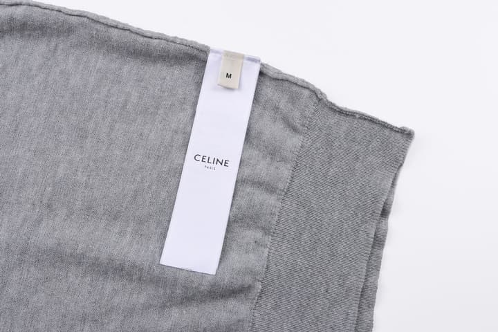 Celine Logo Embroidered Pullover Polo Shirt – 26SS in Classic Black