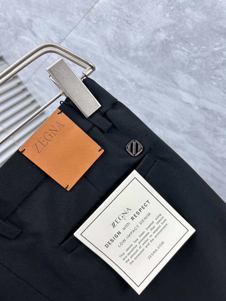 Zegna Custom Casual Trousers – 2025SS in Black
