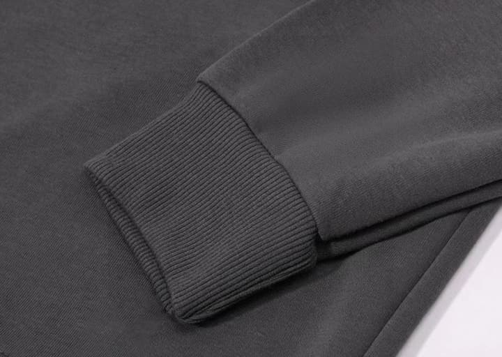 Loewe Hooded Zipper Sweatshirt in Black