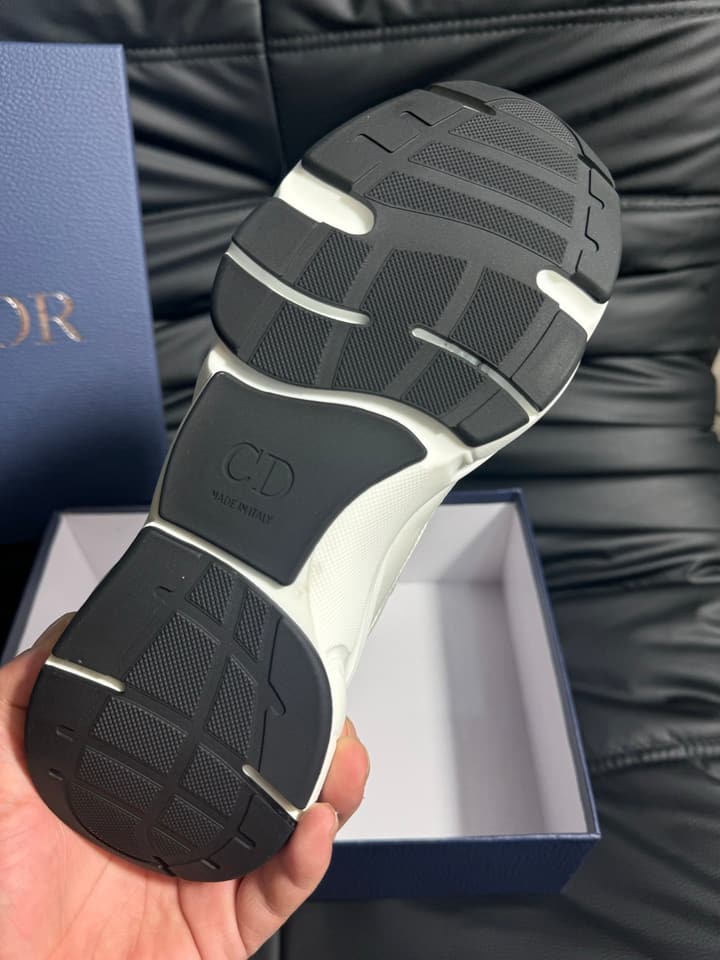 Dior B22 Calfskin Sneakers in Black