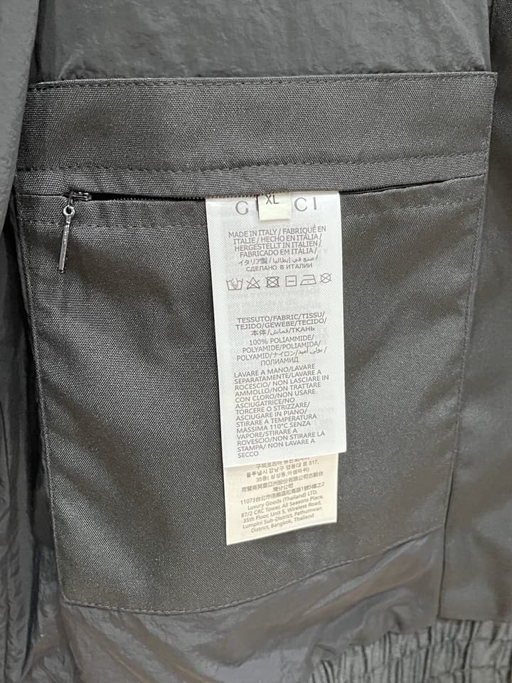 Gucci New Collection Runway Jacket in White And Navy Checkered