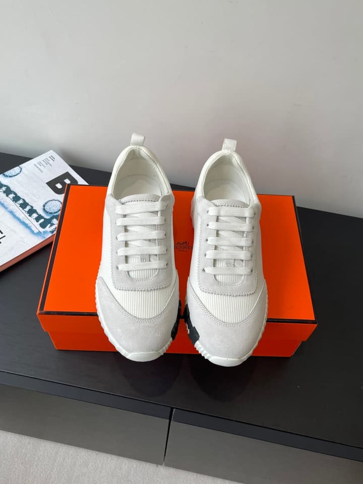 Hermès Classic Couple's Casual Sneakers in Black
