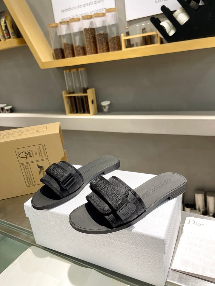 Dior Velcro Strap Sandals – 2024 Collection