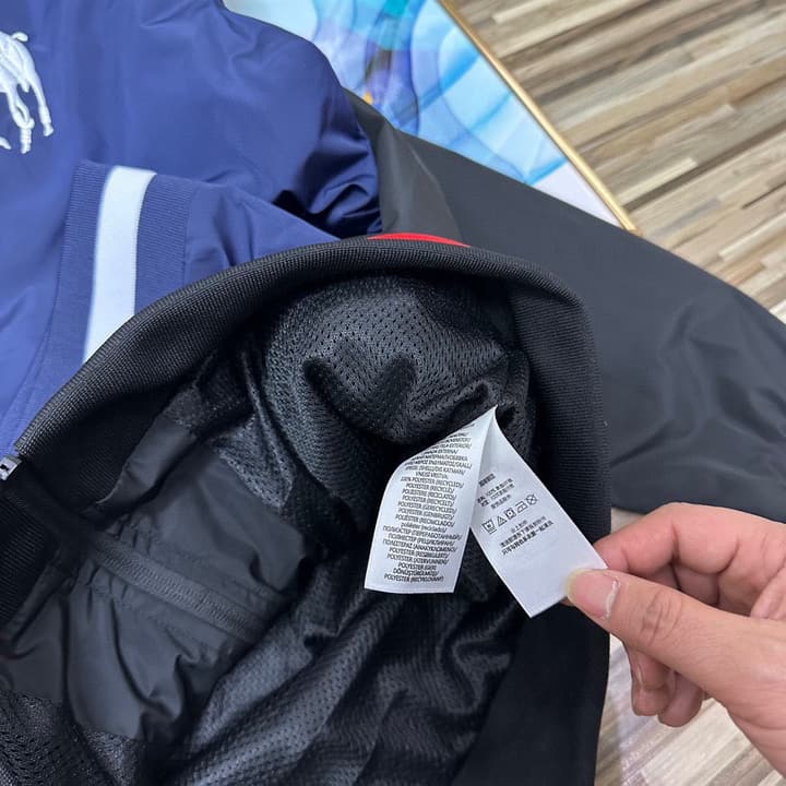 Ralph Lauren POLO Horse Embroidery Bomber Jacket in Black