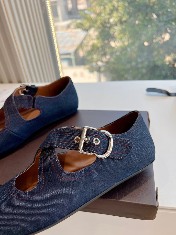 Alaïa French Ballet Flats – 2025SS