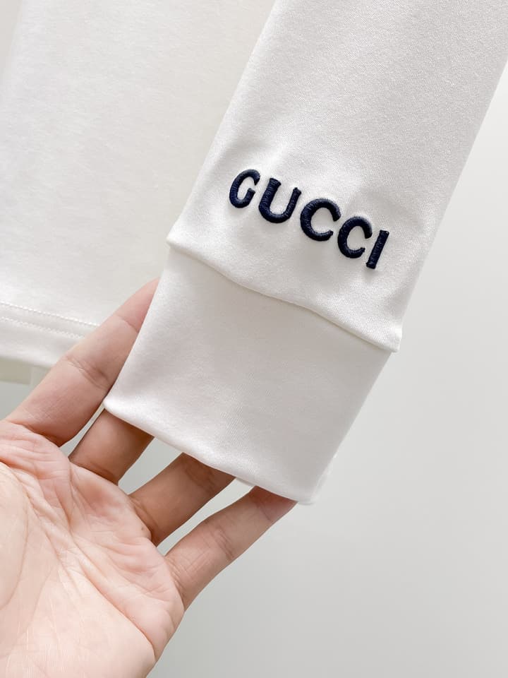 Gucci Men's Long Sleeve T-Shirt – 2025FW in Black