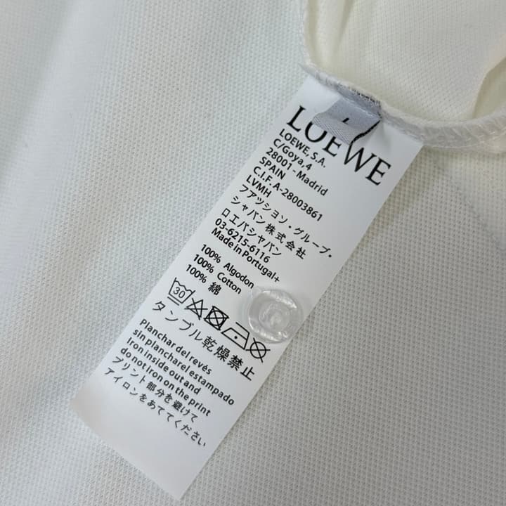 Loewe Business Casual Short-Sleeved Polo Shirt – 2026SS in Black