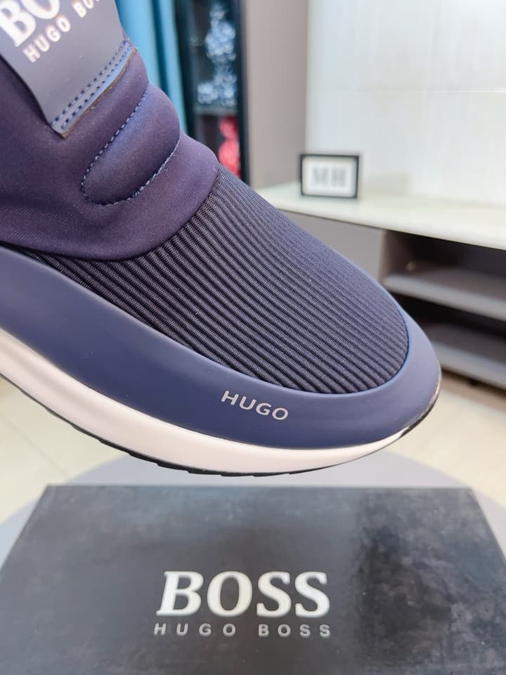 Boss Classic Suede and Waterproof Casual Sneakers