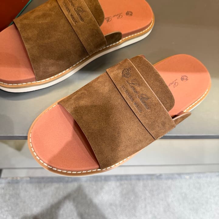 Loro Piana Summer Walk Crisscross Mules