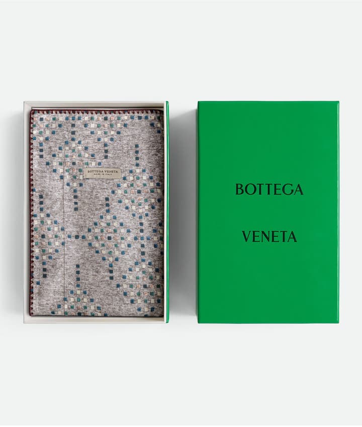 Bottega Veneta Home Collection Lava Woven Bedding Set in Taupe Lava Print
